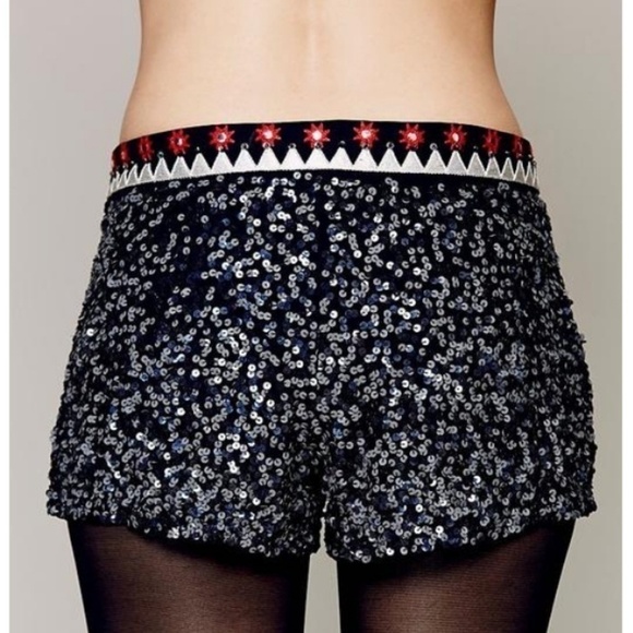 𝅺free PEOPLE Wild Heart Kyra Sequin Short! - Picture 2 of 8